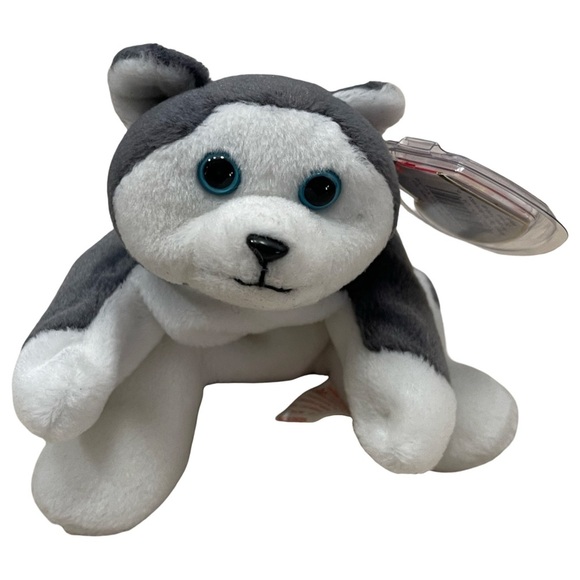 1996, Ty Beanie Baby Nanook the Husky Retired. RARE with Tag Errors Style #4104 - Picture 1 of 10